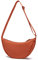 YIKOEE Borsa a mezzaluna per donna e uomo, piccola borsa a tracolla con forma di mezzaluna, Arancione, Small