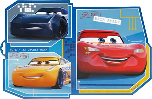 ALMACENESADAN -4724 Disney Cars Lentikular-Produkt, wiederverwendbar, BPA-frei, Maße 43 x 29 cm Tischset (8435510347246)