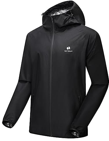 HOTSUIT Giacca da Sauna Uomo Nero-2XL