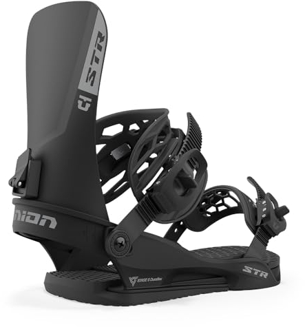 Union STR Snowboard-Bindung Herren Schwarz Medium