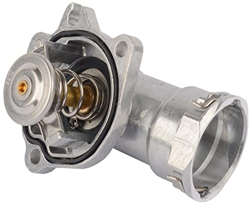 Bisenya Thermostat Kühlmittel Kompatibel mit W204 S204 W212 W164 C218 W222 C300 C350 E300 E350 R320 R350 OM642 6422001615 6422002215