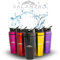 Valanzed Shaker in acciaio inox 900 ml colore nero. Per frullati proteici, shaker, mixer. Sistema di miscelazione anti-grumi. Inodore Facile da lavare