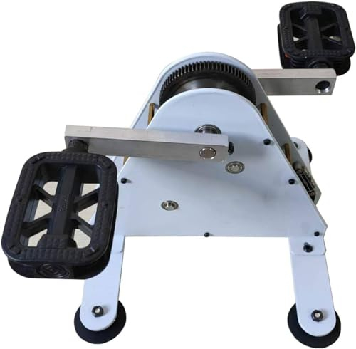 YEHOZZ Tragbarer 50-W-/100-W-Pedalgenerator, Dual-USB-Kurbelgenerator, Heimtrainer-Generator, Gleichstromausgang 1–35 V, Leicht Zu Transportierendes Fahrradgenerator-Ladegerät,100W