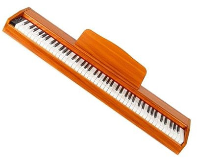 electronic Piano Keyboard 88 Keys Digital Musical Keyboard Professional Portable Controller Piano Keyboard Flexible Piano Digital (Color : Yellow)