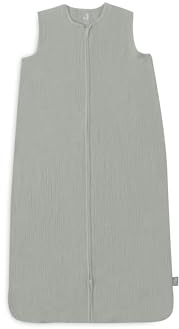 Jollein Baby Musselin Sommerschlafsack, Olive Green, 110 cm