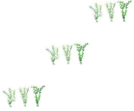 BESPORTBLE 3 Stück 3 1 Kunstrasen Gefälschte Wasserpflanzen Künstliche Pflanzen Künstliches Grün Grüne Anzüge Künstliche Aquarienpflanzen Kunstpflanze Aquarium Künstliche Wasserpflanzen