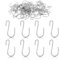 Giantree 60 pezzi Ganci a S da appendere, 2,6 cm piccoli ganci in acciaio inox Piccoli Ganci da Cucina a Forma di S per Bagno per fai da te gioielli portachiavi da appendere