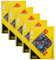 Idena 90212-5 Stück Collegeblock 2in1 mit je 48 Blatt kariert und 32 Blatt liniert in DIN A4, Block mit Spiralbindung, 80 Blatt mit 70 g/m², 4-fach gelocht und perforiert
