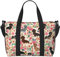 Reisetasche mit Dackel-Motiv, für Damen und Herren, Wochenendtasche mit verstellbarem Schultergurt und Griff, Schwarz , Einheitsgröße, Reisetasche