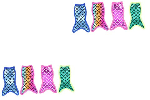 Amosfun Glace 8 Pcs Ensemble De Glaces Réutilisables De Glaces Porte-glace Porte- Sirène Porte- Réutilisables De Congélateur Pop Yaourt
