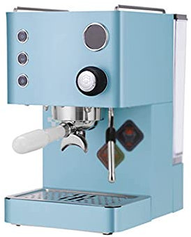 XFZJCHAP Semi Automatic Espresso Machine, Fresh Tea 2in1 Coffee Machine, 1850W High-Power Instant Boiler, Smart Thermostat, Stainless Steel, Blue
