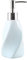 soap dispenser with pump Creative Irregular Soap Dispenser Ceramic Lotion Bottle Bathroom Shampoo Dispensing Press Bottle bathroom kitchen lotion(Blue)