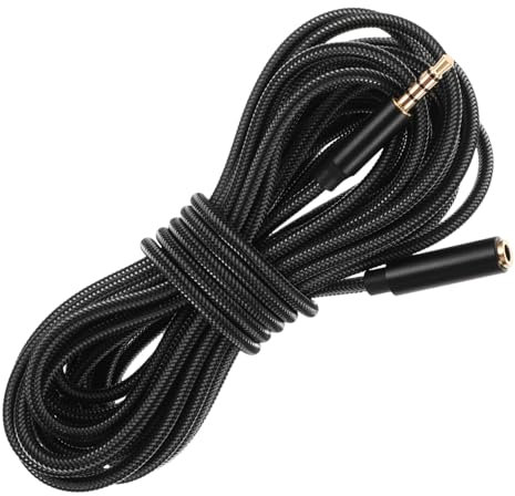 jojofuny 5m Cavo Di Estensione Per Cuffie Metri Maschio Femmina Prolunga Audio Durevole Per Speaker e Cuffie Design Flessibile Per Spazi Ristretti e Resistente All Usura