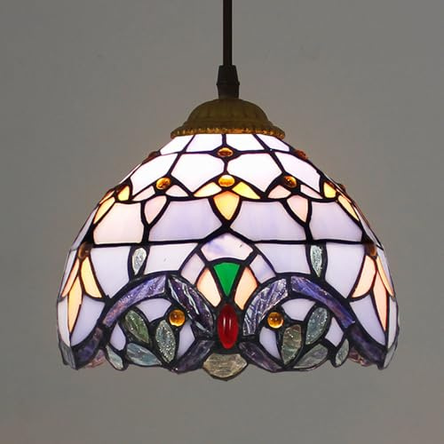 Mengjay Pendelleuchte Deko Leuchte Vintage Glas Hängelampe Höheverstellbar Esstisch Esszimmer Küchenlampen Lampen Retro Pendellampe Wohnzimmerlampe Hängeleuchte Schlafzimmer Keller Loft Cafe