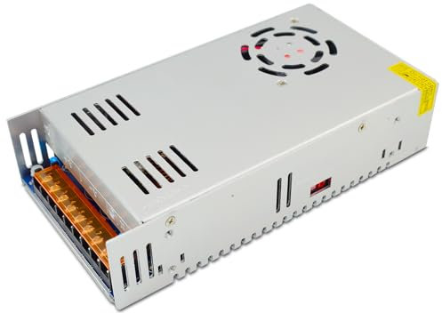 24V 25A Fuente de Alimentación Transformador Interruptor AC 110V / 220V a DC 24V 25A 600W Regulada Universal Transformador de Potencia para Tiras de LED, Industrial