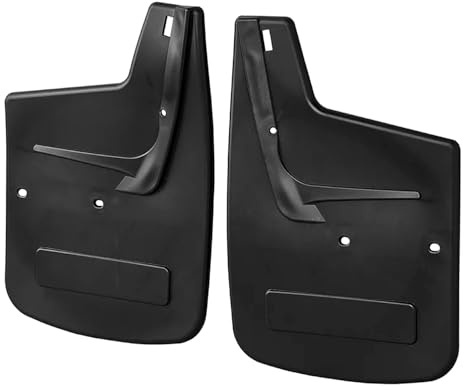 2 STK Schmutzfänger Vorderräder FIAT Ducato 36,5 x 25 cm PVC Metall | Mit Befestigungsmaterial für Auto und LKW, aus PVC und Metall, kompatibel für Fiat Ducato Vorderräder ab 07-2006.