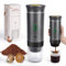 LAMA Machine à expresso électrique Mini machine à café portable expresso électrique Compatible avec les capsules et la poudre, Chauffage instantané pour le camping et les voyages - Gris