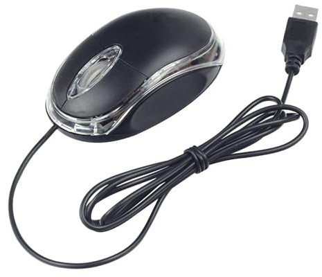 Computer Mouse Wired Ergonomic, Programmable, Mechanical, Adjustable Dpi | Portable for Computer Laptop