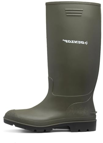 DUNLOP Pricemastor Mens Green Tall Welly - Size 10 UK - Green