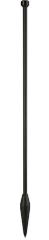 Kerbl Pflockeisen aus Silicium-Federstahl, Gehärtet, Pulverbeschichtet, Runde Spitze, 130 cm Länge, 7 kg