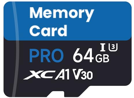 SEATOGEM Carte Micro SD 64 Go, Carte Mémoire jusqu'à 100 Mo/s, Class 10, U3, V30, Full HD et 4K UHD pour Caméra, Smartphone et Tablette