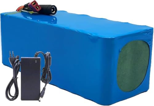 Caimcie Batteria per Bici Elettrica 36V 30Ah 10S4P, Pacco Batteria al Litio con Protezione BMS, Compatibile con Scooter, Triciclo e Go-Kart, Caricabatterie Incluso XT30+DC