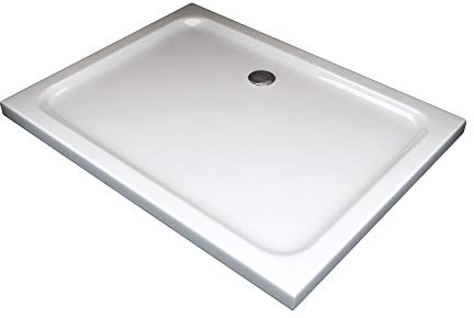 Piatto Doccia Ribassato In Abs H 5cm Con Piletta Inclusa (80x100 H 5cm)
