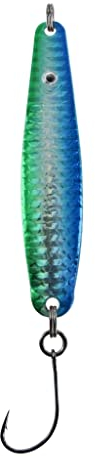 Dega 25g D Einzelhaken Jumper Blinker, 1 Stück, Blau, Hartstahl, Fischhaken