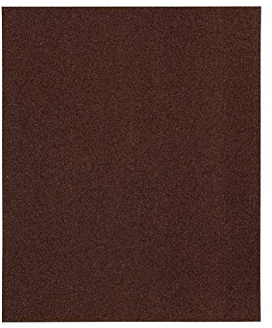kwb Schleifpapierbogen 230x280 mm aus Korund mit Körnung 80, guter Verleimung und robustem Papierträger für den groben Schliff von Holz und Metall