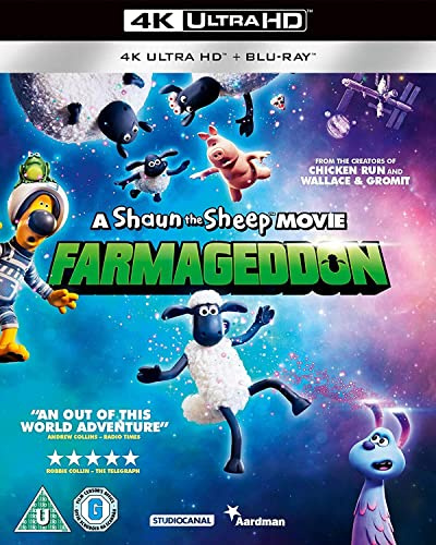A Shaun The Sheep Movie: Farmageddon 4K [Blu-ray] [Region B] [2019]