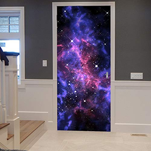 A.Monamour Türtapete Selbstklebend Türfolie Türposter 3D Orionnebel Im Abstrakten Dekor Der Weltraum Galaxie Des Universums Vinyl Folie Türdeko Tapete Wandbild Türaufkleber Türtattoo 83 x 204 cm