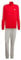 adidas Herren M 3s Ft Tt Tracksuit, Top:scarlet/white Bottom:MEDIUM GREY HEATHER/WHITE, 6 EU