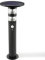 Esotec Solar PIR-Standleuchte für außen CASOLI 55 | Bewegungsmelder LED-Solarleuchte Gartenleuchte Außenleuchte Gartenbeleuchtung Gartendeko | METALL Akku IP44 wetterfest schwarz H=55,5cm 102747
