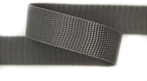 30mm | 5m Gurtband | Farbauswahl I 100% Polypropylen (grau, 50mm)