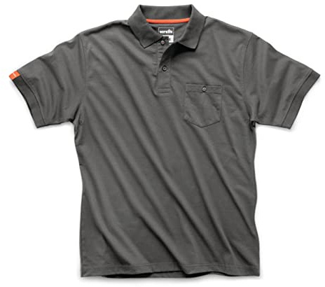 Scruffs Mens Eco Graphite Xs (T55415) Worker Polo Shirt, Graphite, XS UK