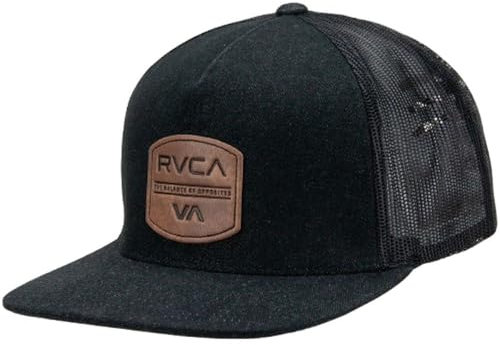 RVCA Herren Denim Trucker Hat, Schwarz, Einheitsgröße