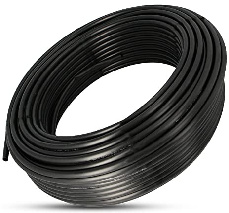 PE-Rohr für Bewässerung 16mm 100 m Verlegerohr Wasserleitung Versorgungsleitung Bewässerung Druckrohr Versorgungsleitung Pipeline Sprinklersystem UV-Beständig