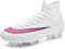 LDTSUP Botas de Fútbol Hombre Tacos Zapatillas de Futbol Sala Niño Cesped Artificial Profesionales Aire Libre Zapatos de Fútbol,Blanco,43 EU