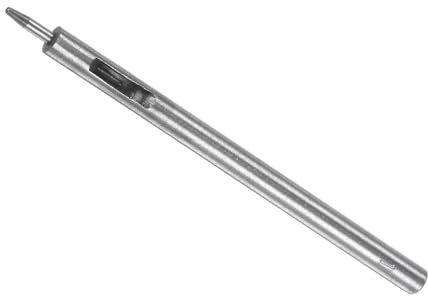 CoCud Leder Lochzange, 1mm Knopfdurchmesser, 6mm Schaft, Stahl Rundlochzange Nieten Setzer - (Anwendungen: für Lederhandwerk DIY Bekleidung Stoff)