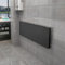 Mesa plegable, escritorio de ordenador simple para el hogar, mesa de comedor plegable multifuncional, mesa de cocina, tabla de densidad, ahorro de espacio, estilo minimalista (negro)