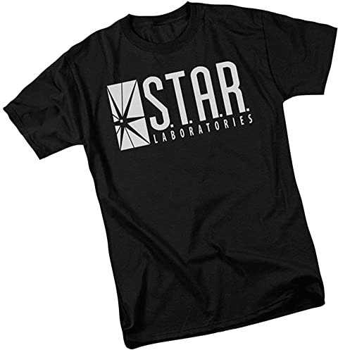 S.T.A.R. Laboratories Logo CW's The Flash TV Show Adult T Shirt T-Shirts & Hemden(Small)