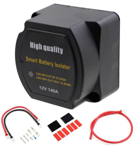 Voltage Sensitive Relay - Unique Voltage Relay, Vsr Intelligent Kit | Battery Isolator Kit Vsr Intelligent Split Charge, Smart 12v 140 Amp Voltage Sensitive For Trucks Suvvs Atv