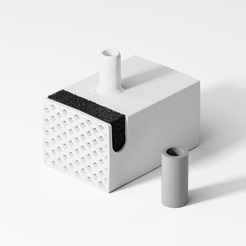 IHOUONE Katzenbrunnen Wasserpumpe: 25dB Ultraleise - 0.8 W Geringer Stromverbrauch - IPX8 Wasserdicht - Lange Lebensdauer - Geeignet für Edelstahl Katzentrinkbrunnen