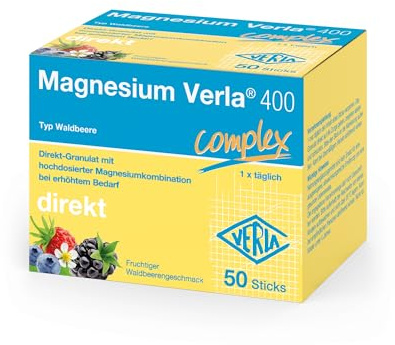 Magnesium Verla 400 Waldbeere Direkt-Granulat, 50 St