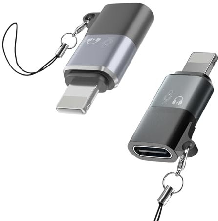 Adaptateur USB C vers Lig-htn-ing, adaptateur OTG, convient pour connecter des microphones sans fil, des lecteurs flash USB, des lecteurs de cartes, des souris, des claviers et d'autres appareils sur