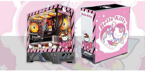 Gaming Case,Mid-Tower PC Gaming Case ATX/M-ATX/ITX - Front I/O USB 3.0 Port - Tempered Glass Panel - Comes With Temperature Display Panel