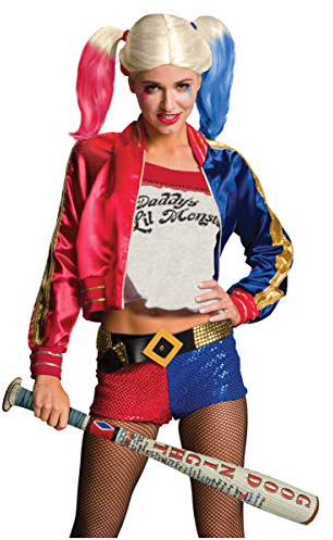 Rubies Offizieller Harley Quinn Aufblasbarer Baseballschläger – Leichtes Suicide Squad Accessoire für Kinder & Teenager