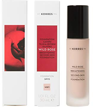 Korres WILD ROSE Foundation - WRF1, 1er Pack (1 x 30 ml)