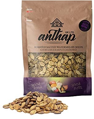 Anthap Roasted Salted Watermelon Seeds, Perfectly Roasted & Lightly Salted, Crunchy & Savory Snack, High in Protein & Healthy Fats, Ideal for Snacking, Rich in Nutrients & Antioxidants, 700g