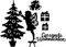 Ideen mit Herz Stanzschablonen | Weihnachtsbaum & Weihnachtselfe | 5 Stück